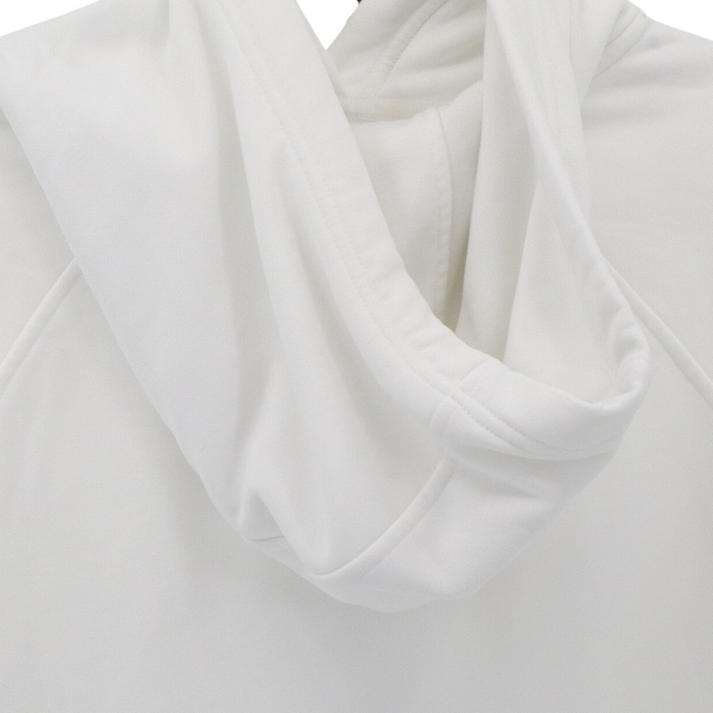 Athleta Cropped Hoodie Small White Flare Sleeve Lounge Yoga Pilates Athleisure - Picture 6 of 10
